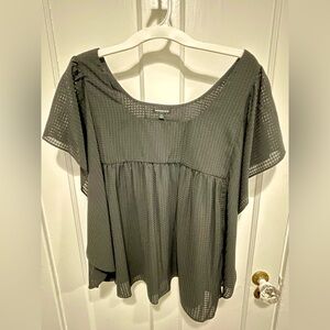 NWOT poncho blouse
